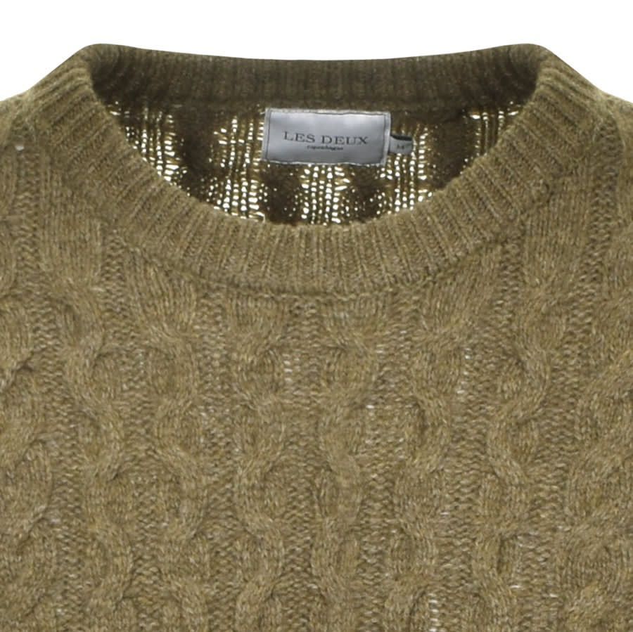 Alternative Image for ProductLes Deux Pigalle Knit Jumper Green3